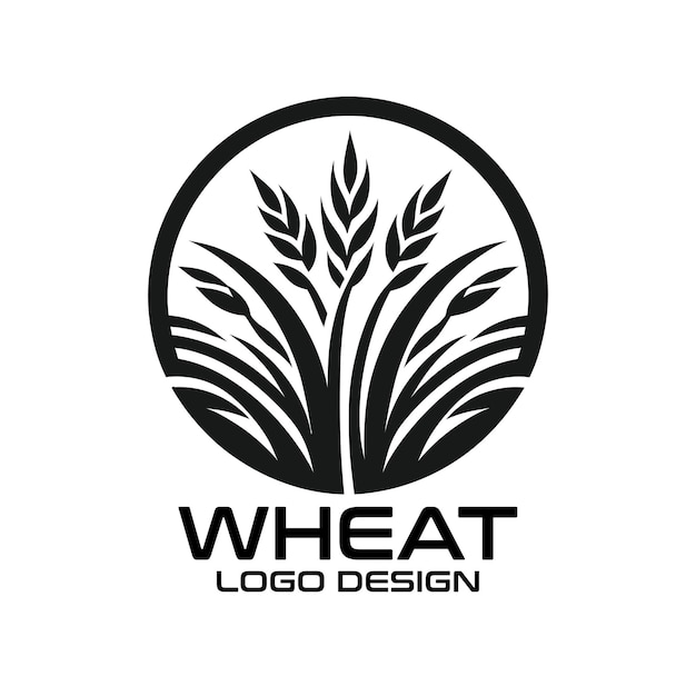 Wheat Vector Logo Design