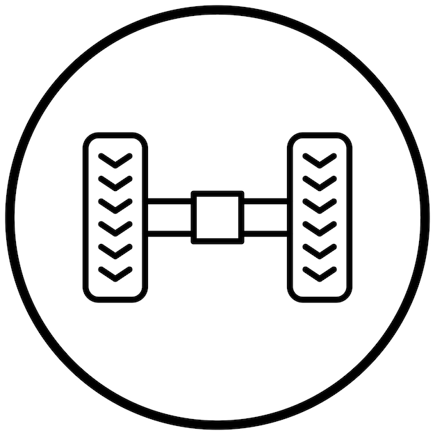 Wheel Alignment Icon Style