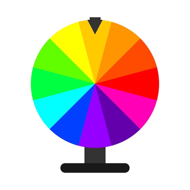 Wheel of Fortune Vector Illustration