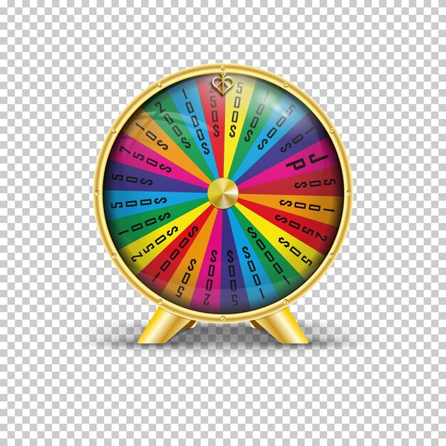 Vector wheel fortune vector image