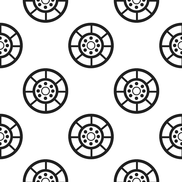 Wheel icon illustration