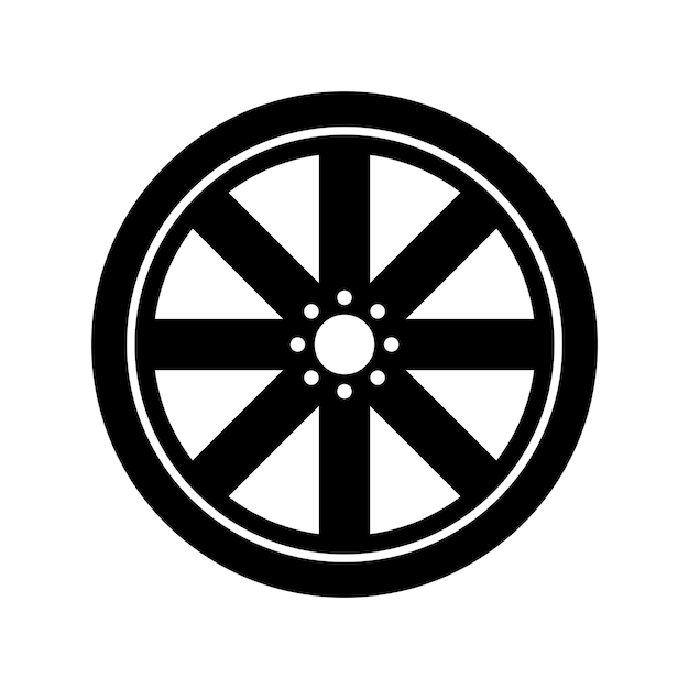 Premium Vector Wheel Icon