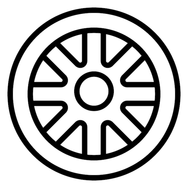 Wheel Vector Illustration