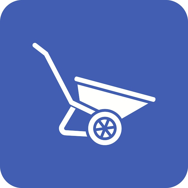 Vector wheelbarrow icon