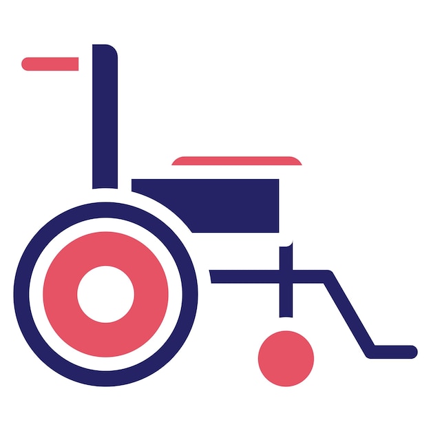 Векторная икона для инвалидных колясок иллюстрация иконки пожертвований