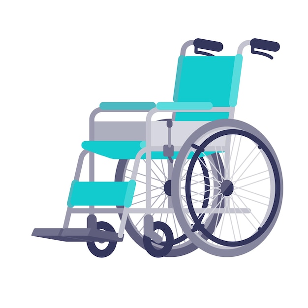 Wheelchair. 벡터 일러스트 레이 션.