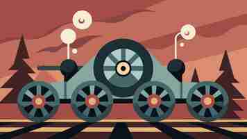 Vector the wheels of the anxiety engine squealed and screeched against the rails a haunting sound that