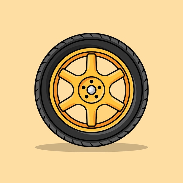 Vector wheels with gold velg