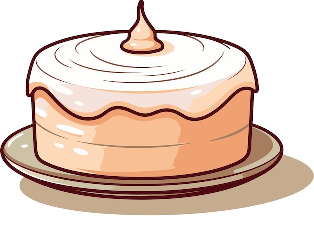 Vettore capricciose torte sogni vettoriali visualizzati torte deliziose visualizzate