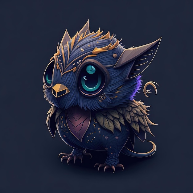 Whimsical Fantasy Delight Adorable and Detailed Creature Design