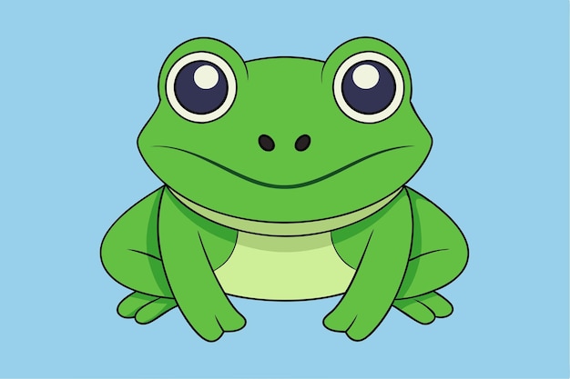 whimsical frog vector design for trendy digital platforms