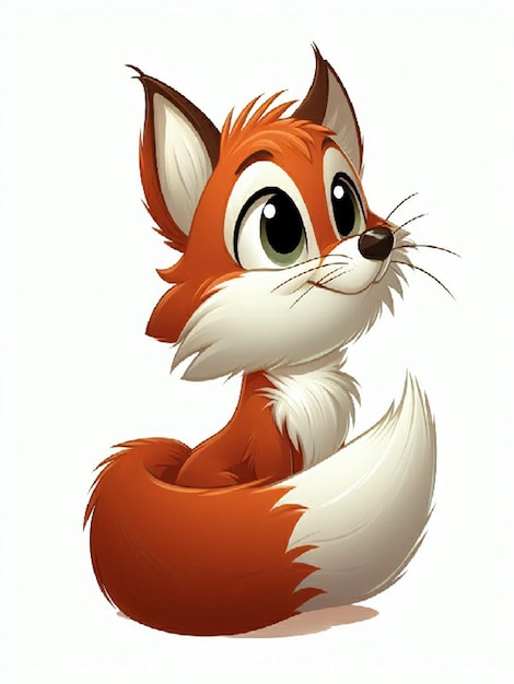 Vector whisker the wily fox 2 vector white back ground