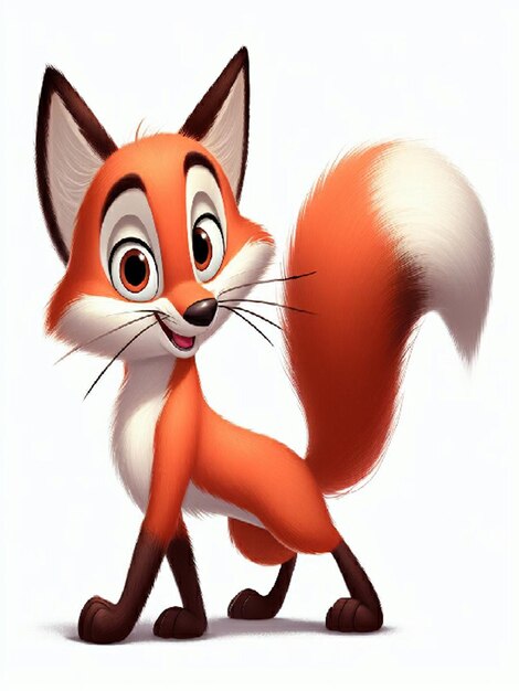 Vector whisker the wily fox 2 vector white back ground