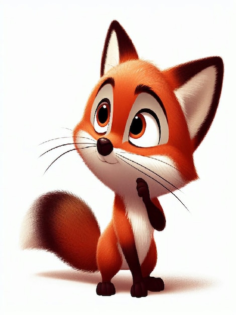 Vector whisker the wily fox 2 vector white back ground