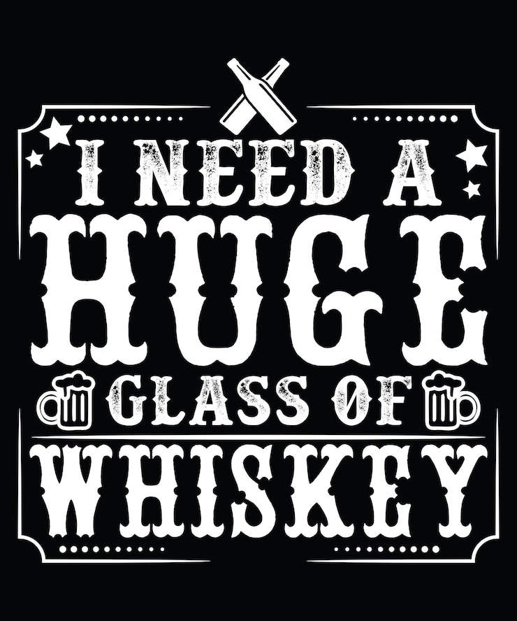 Vector whiskey_beer vector tshirt
