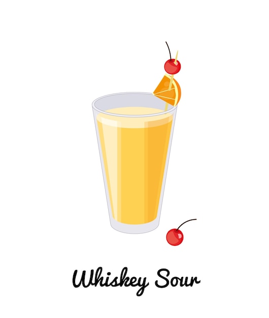 Whisky zure cocktail