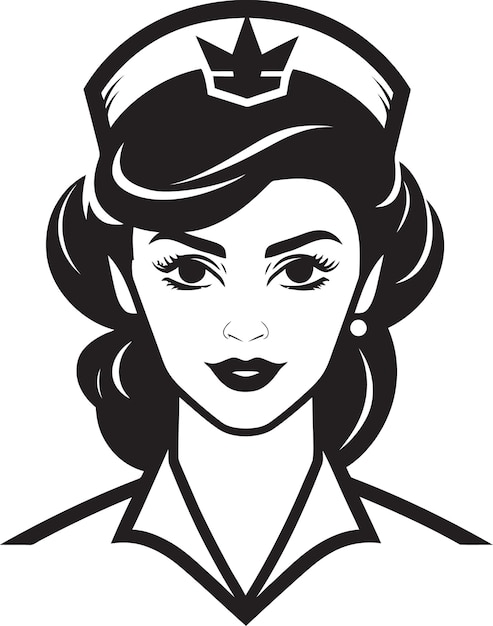 Premium Vector | Whispers in the Dark A Tapestry of Black Nurse