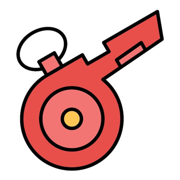 Whistle Vector Illustration Style