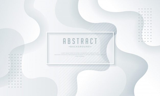 White abstract background in paper style.