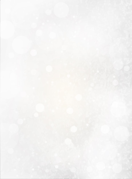 white abstract background with bokeh light effect and copy space