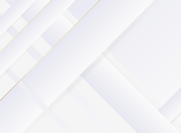 White abstract background with golden lines