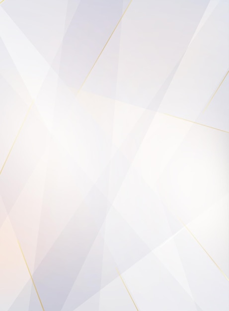 Vector white abstract background with golden lines