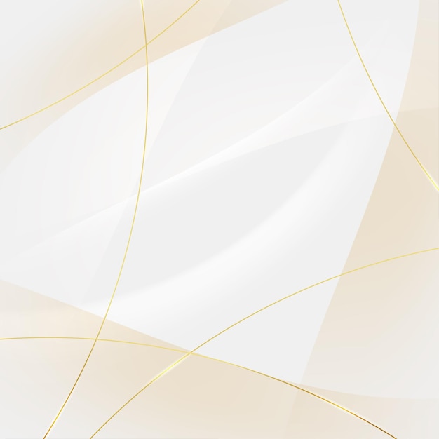 White abstract background with golden lines