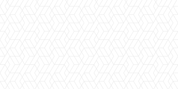 Vector white abstract background with hexagon pattern style and seamless concept