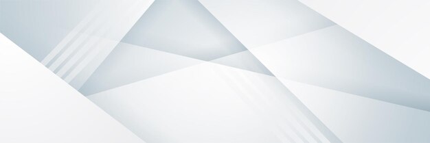 Banner astratto bianco banner moderno ed elegante bianco grigio con design creativo e linee lucenti design minimale a strisce vettoriali elemento grafico texture semplice modello di sfondo modello astratto vettoriale