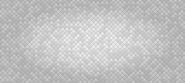 White abstract geometric background from small polyhedrons with color inserts