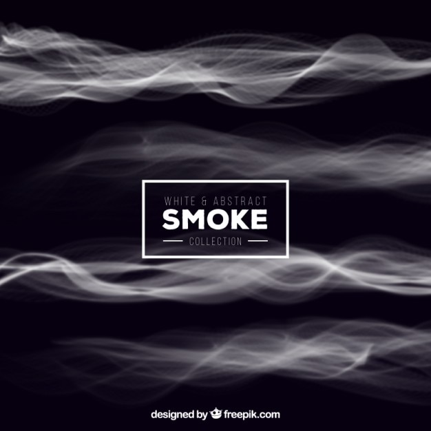 White abstract smoke background