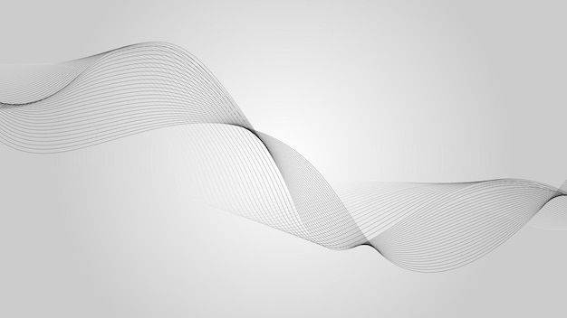Вектор Белая и серая кривая линия фона обоев векторное изображение для презентации