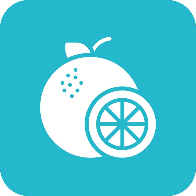 Vector a white apple with a blue background that says  melon