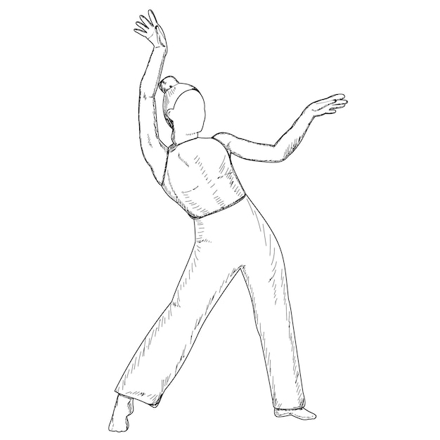 How to Draw a Dancer - Easy Drawing Tutorial For Kids
