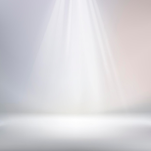 Vector white background spotlight