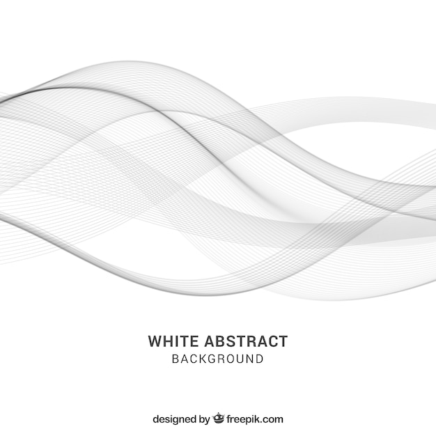 White background with abstract design