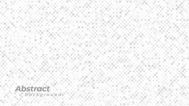 Vector white background with abstract dots pattern.