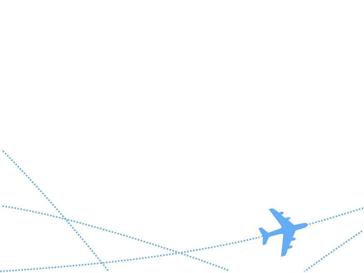 Vector white background with blue airplane taking off travel