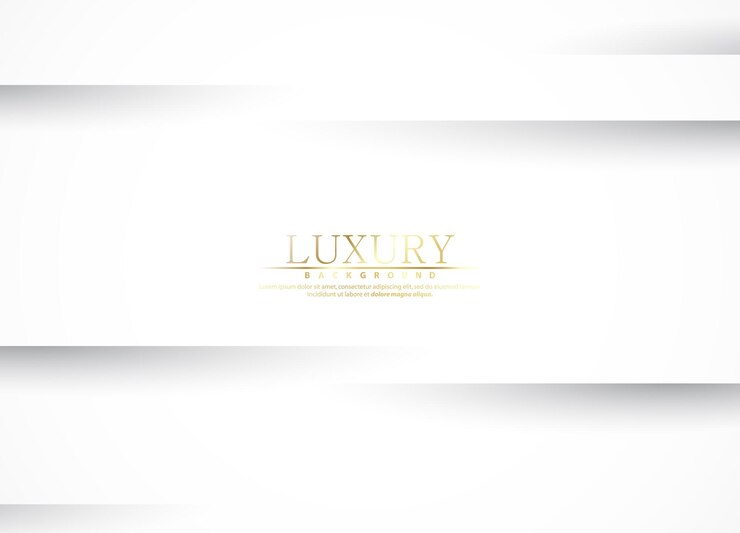 Vector white background with elegant luxury
