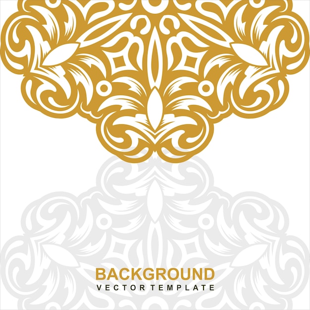 A white background with gold pattern.