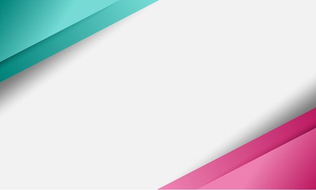 White background with green and pink abstract stripes in gradient style. Design for your website.