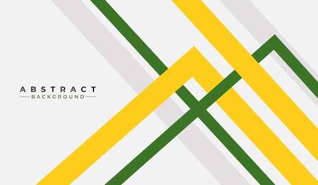 Premium Vector | White background with green and yellow lines