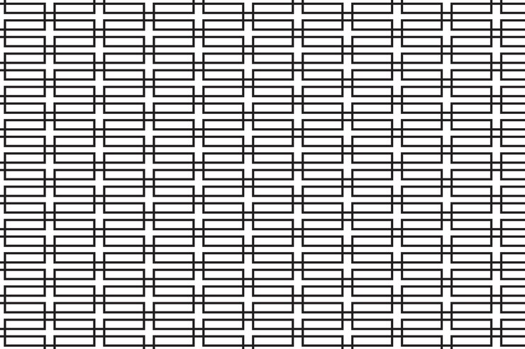 Vector a white background with a pattern of squares and a black border