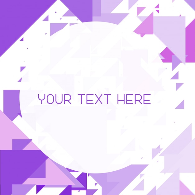 紫色のデザイン要素の色合いを持つ白い背景