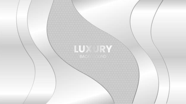 Vector white background with wavy modern style vector suitable for banner and wallpaper