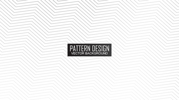 White background with zigzag pattern design