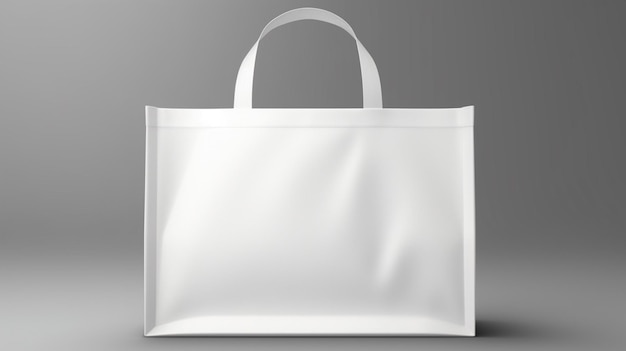 Vector a white bag with a strap that says quot the bag quot