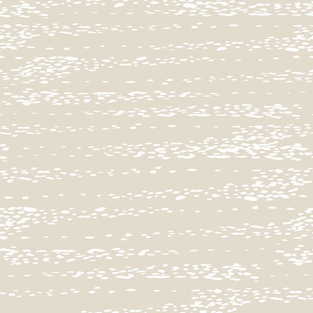 White and Beige Vector seamless check pattern. Allover pattern. Ink grunge grid. Hand drawn seamless check pattern. Graphic background with ethnic tartan. Seamless check pattern background.