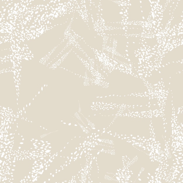 White and Beige Vector seamless check pattern. Allover pattern. Ink grunge grid. Hand drawn seamless check pattern. Graphic background with ethnic tartan. Seamless check pattern background.