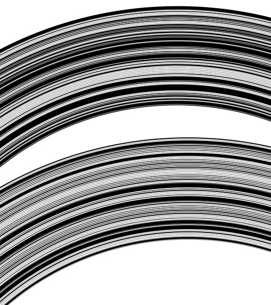 Белый черный цвет Линейный фон Элементы дизайна Полигональные линии Защитный слой для шаблона сертификатов банкнот Вектор Векторные линии разной толщины от тонкого до толстого EPS 10